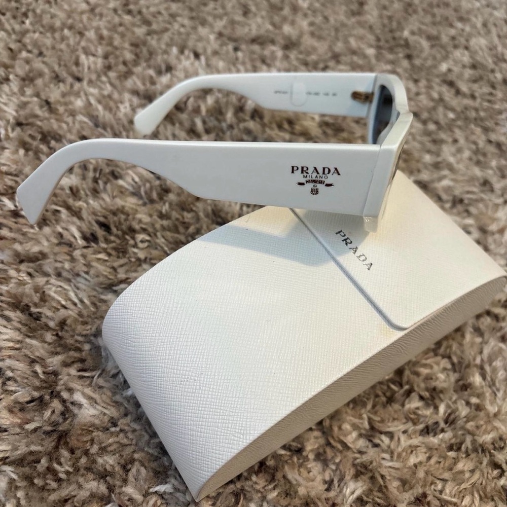 Prada Ivory Sunglasses with Case